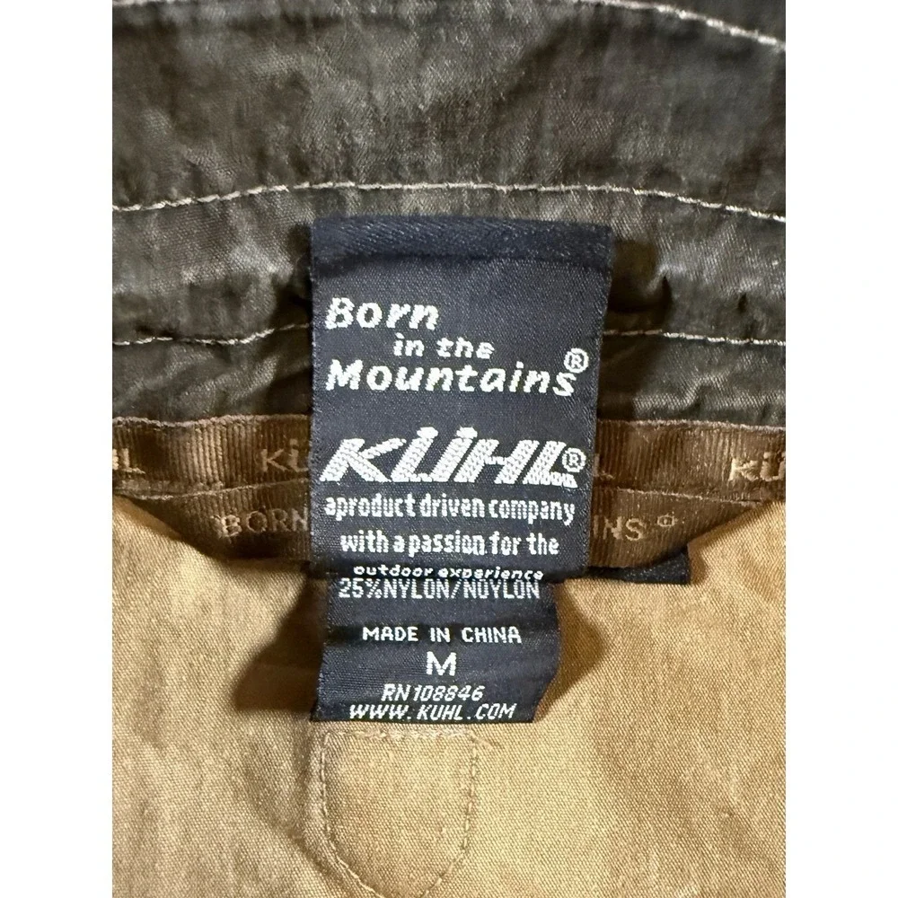 Kuhl Mountain Grown Mens Medium Gray Full Zip Cotton Utility Jacket Outdoor - Picture 8 of 11